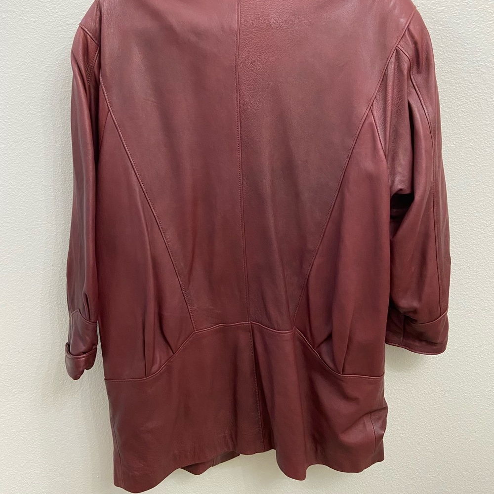 Rollo Club Leather Jacket, Size M View 4